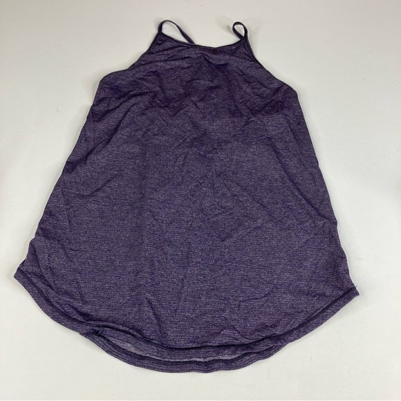 Lululemon Lightweight High Neck Purple Tank Top - Picture 1 of 2